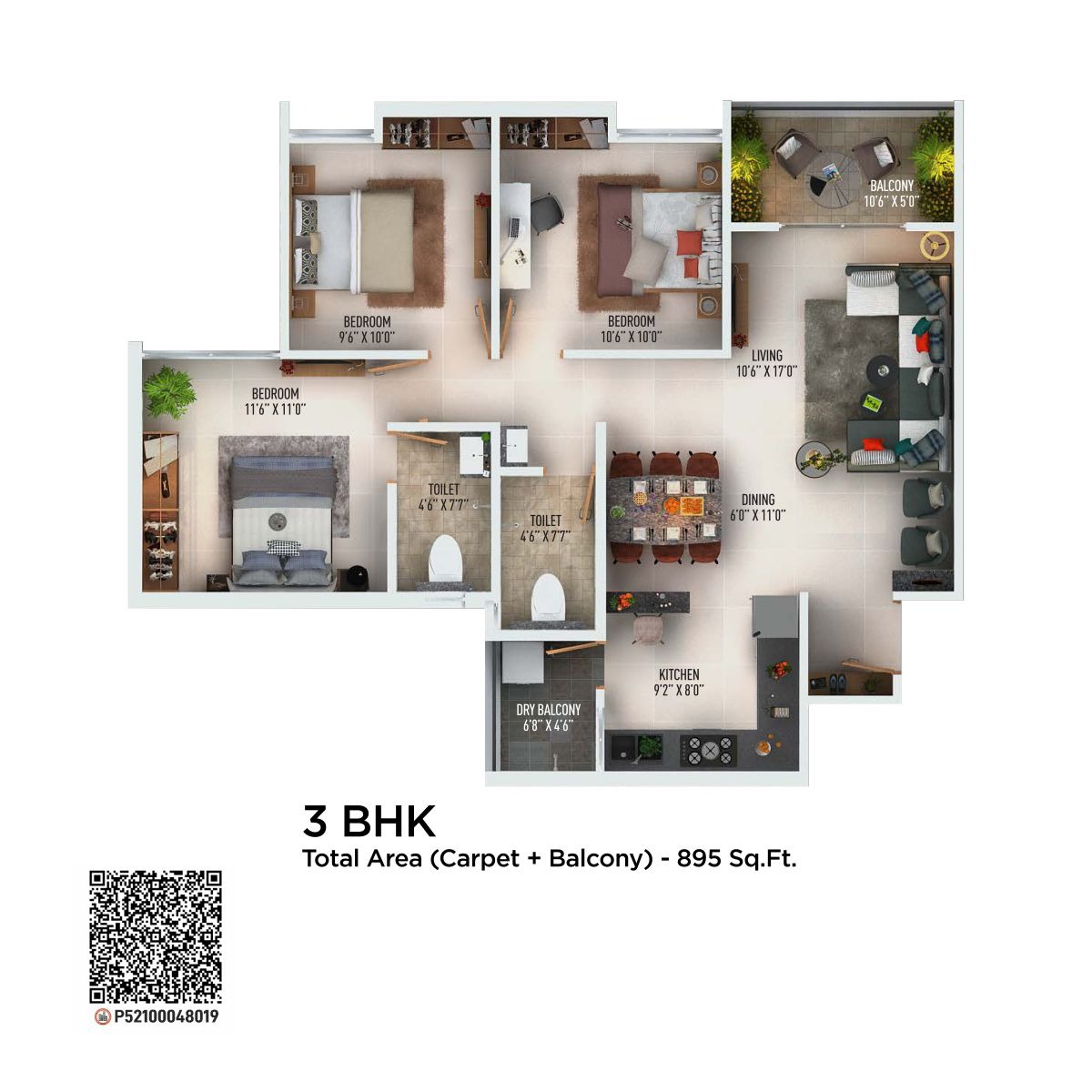 38 Divine 2 & 3 BHK