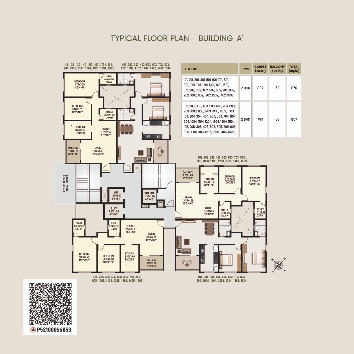 Blueroof Sylva 2 BHK