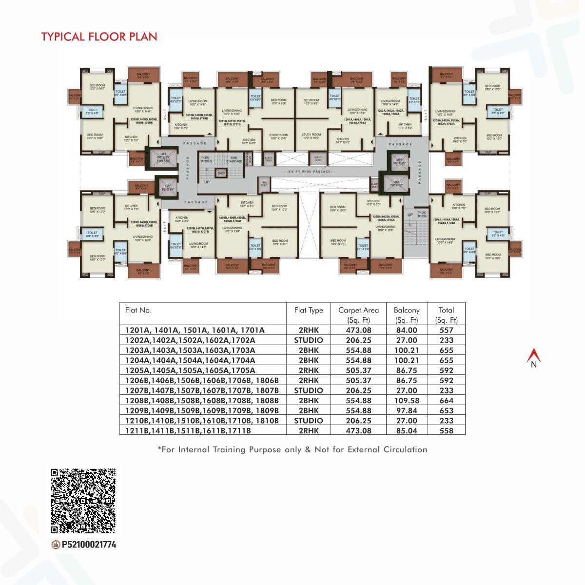 Pruthvi Proximus  Studio & 2 BHK