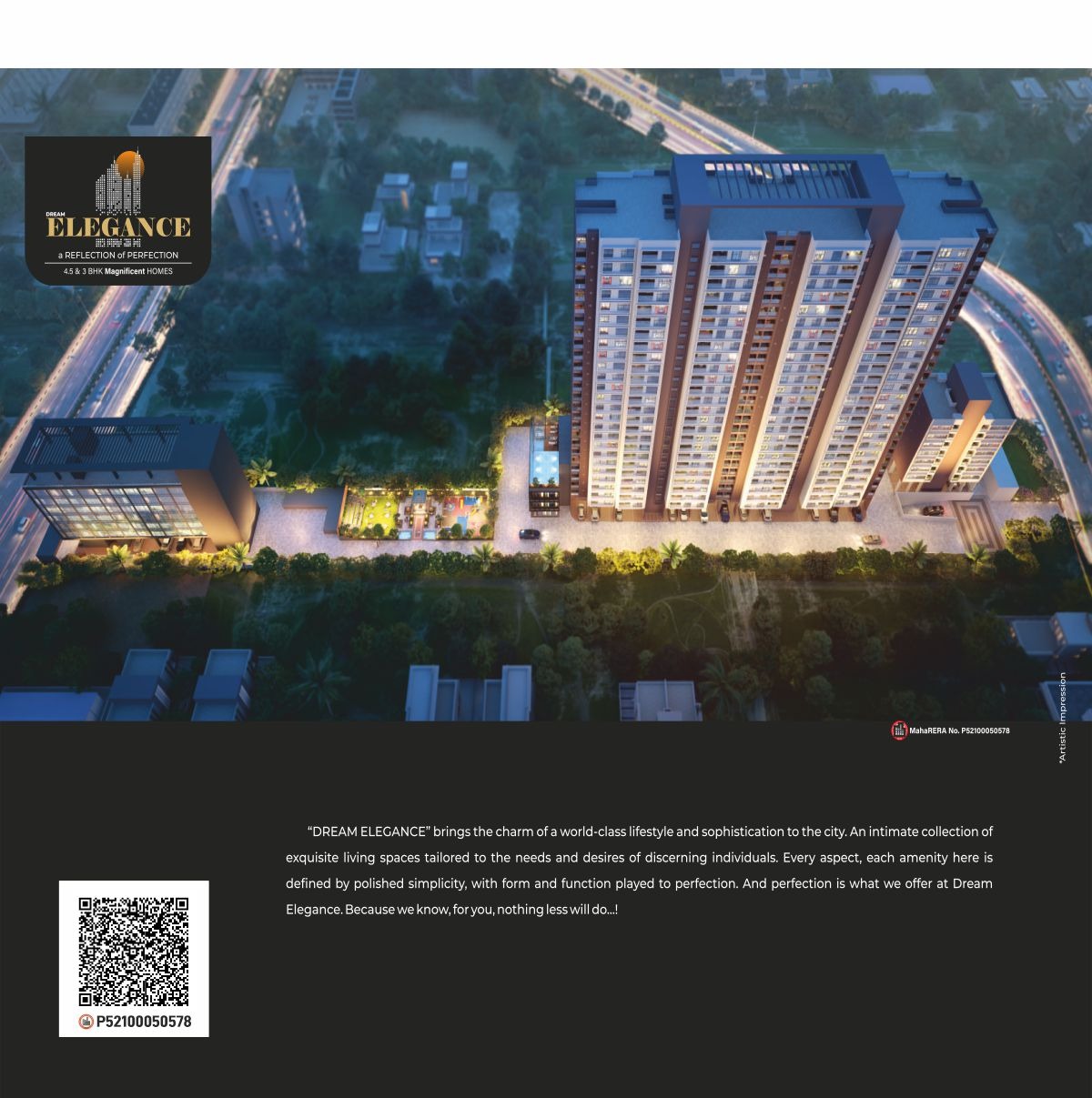 Dream Elegence 3 & 4.5BHK