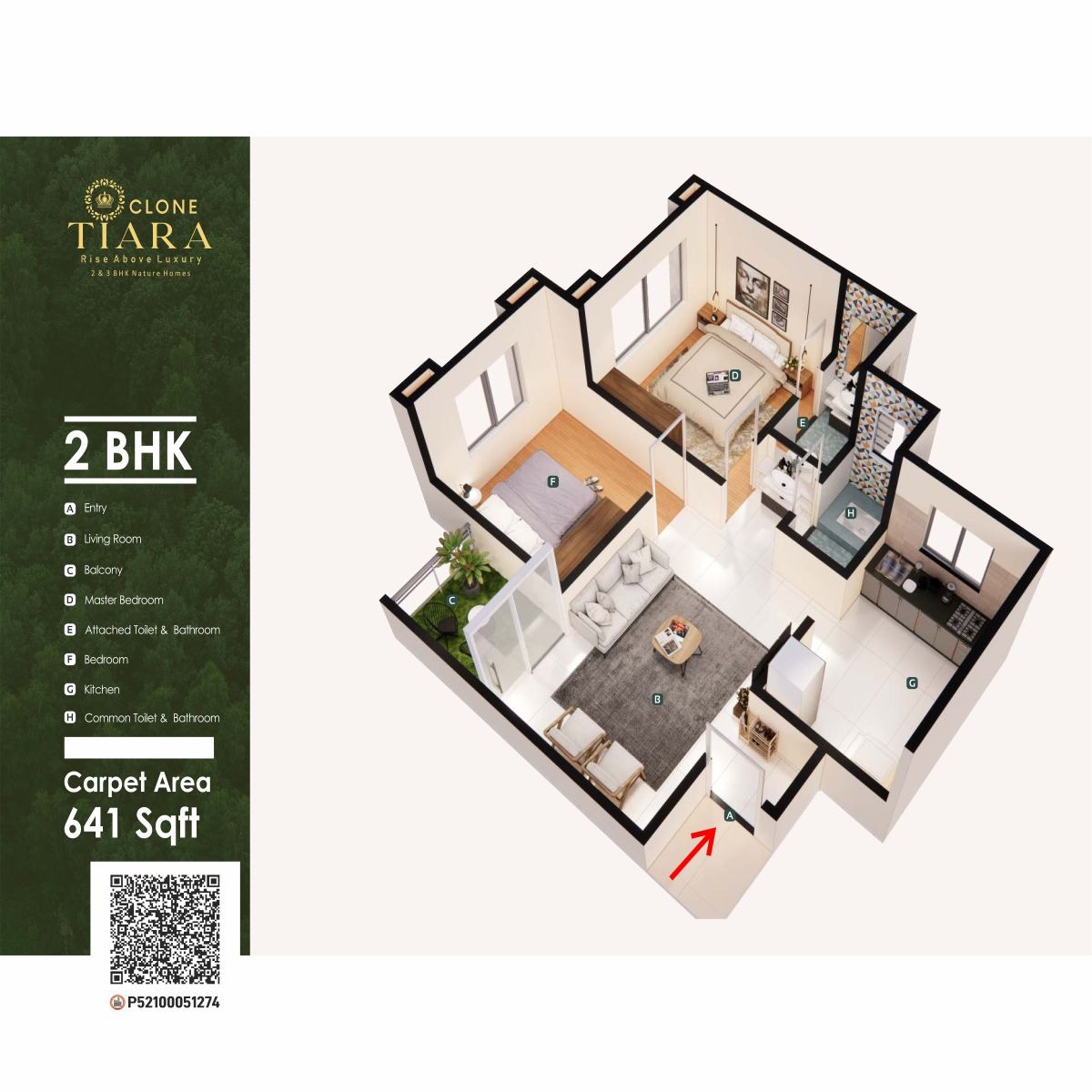 Clone Tiara 2BHK,2.5BHK,3BHK