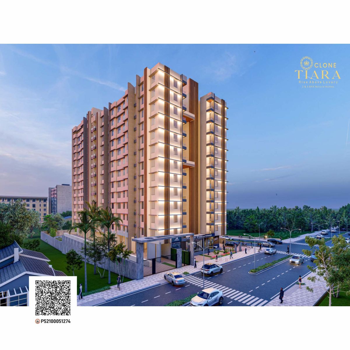 Clone Tiara 2BHK,2.5BHK,3BHK