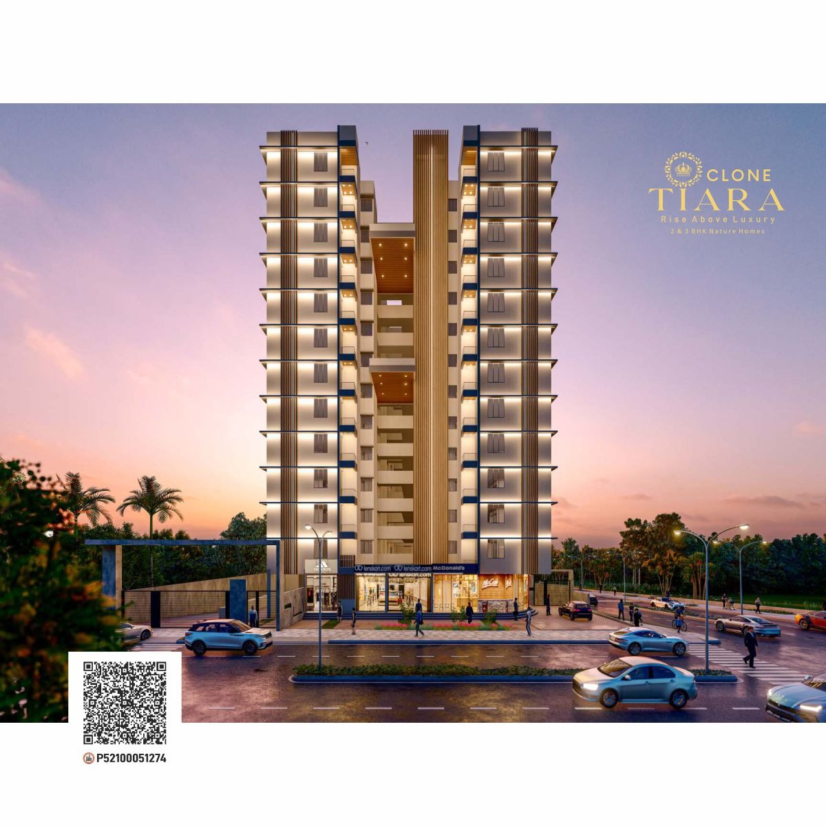 Clone Tiara 2BHK,2.5BHK,3BHK